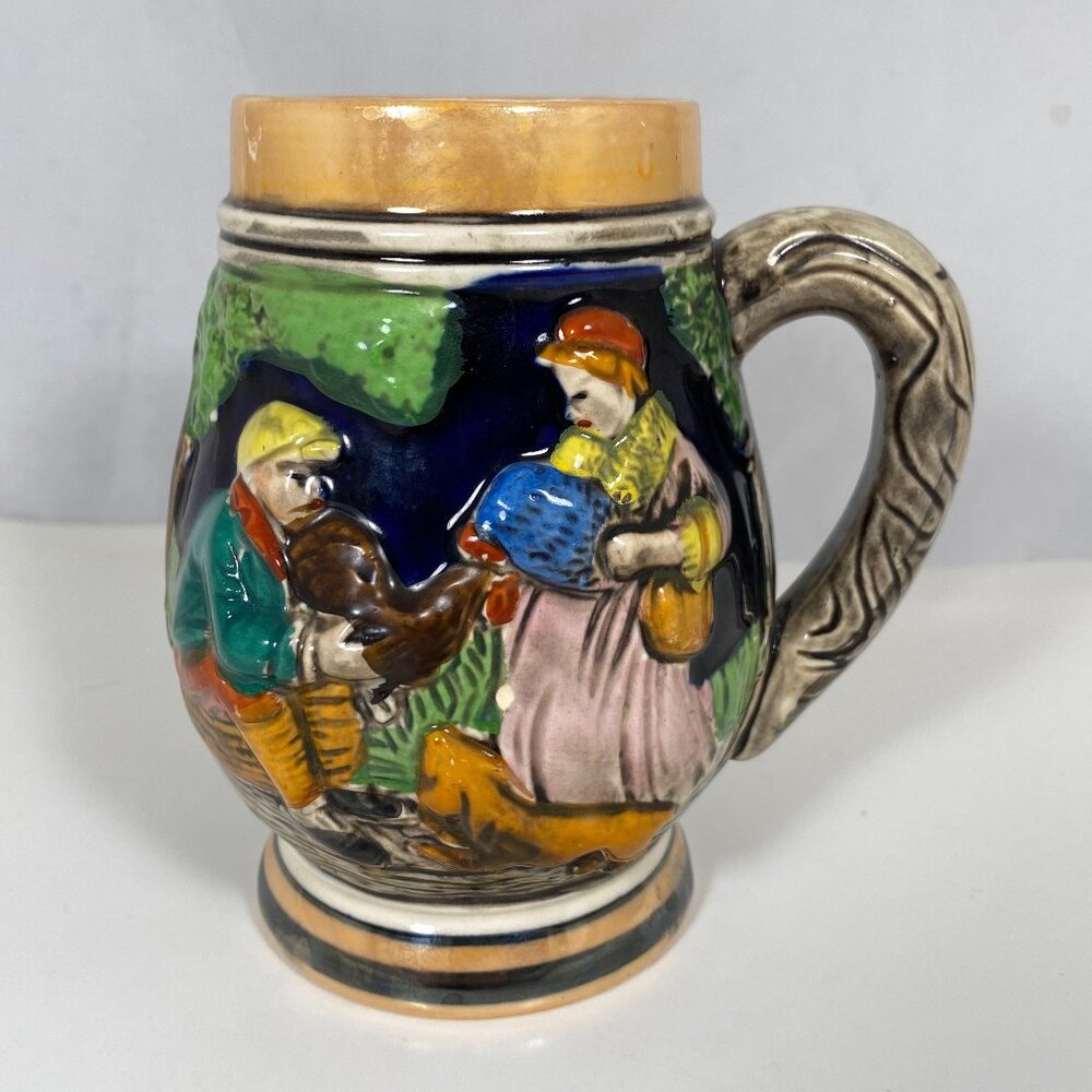 Vintage Collectable Enesco German Scene Beer Stein,